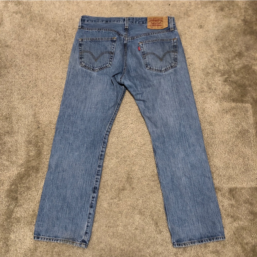 Levis 501 Blue Denim Jeans W34 x L29